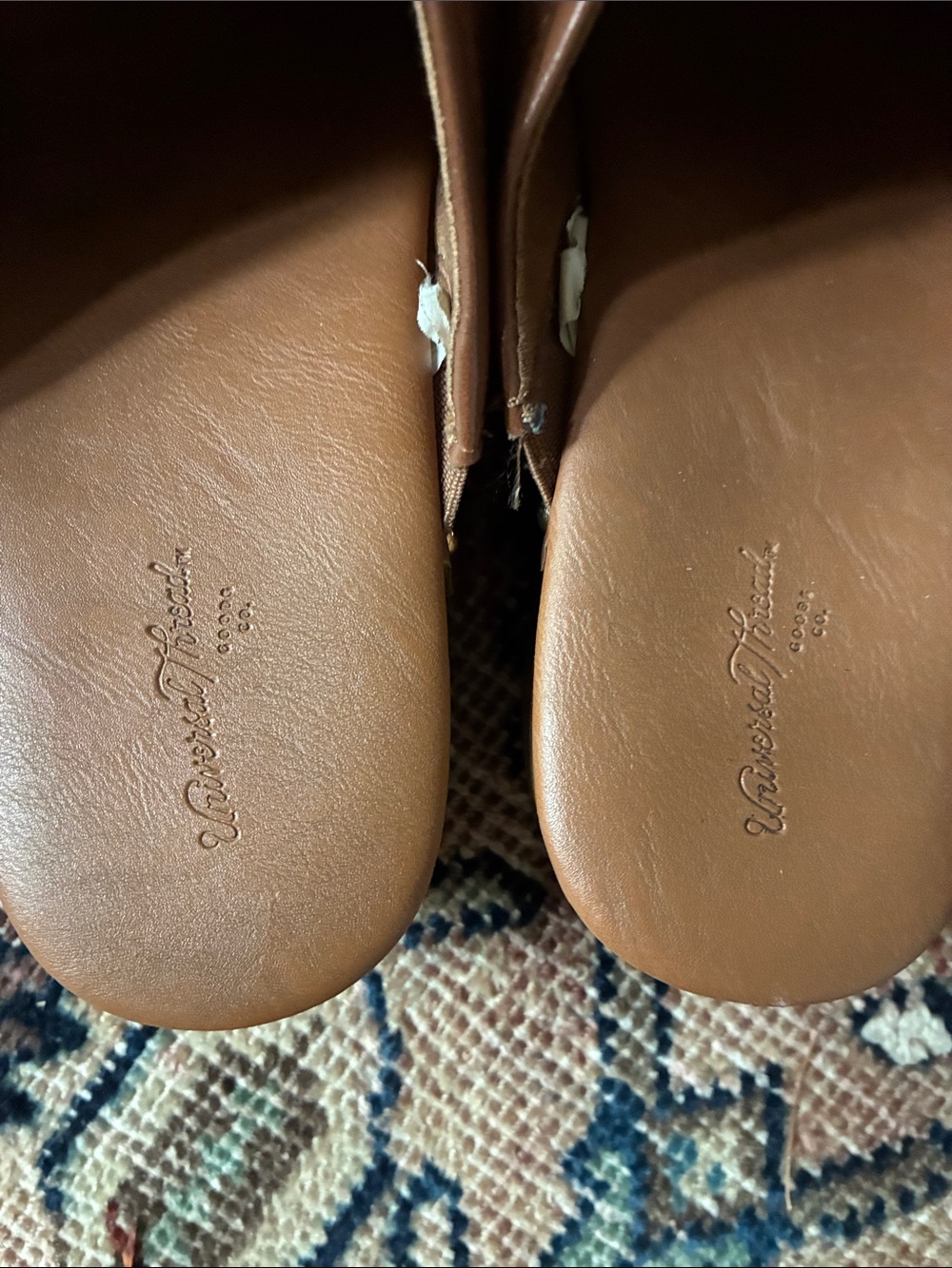 Woman’s honey  Brown Leather Clog Mules - Picture 3 of 7